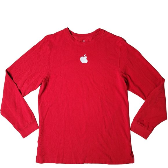 Apple Shirts Apple Iphone Ipad Macbook Employee Long Sleeve Shirt W